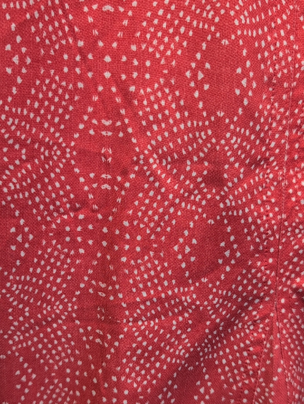 Ripskirt Hawaii Boho Teaberry Salmon White Print Wrap Skirt XL Length 2 NWT - Picture 7 of 10